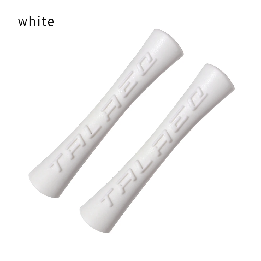 White 2 шт. 3 цвета Сверхлегкий TPR резиновые велосипедные Тормозные Тросы протектор муфта линия смена тормоза велосипед каркасный кабель руководство защитный - Цвет: White