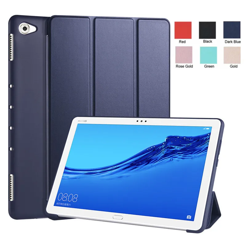 

Чехол для планшета Huawei MediaPad Media Pad M5 Lite 10 BAH2-W09/L09/W19 10,1 дюйма, сверхтонкий складной Смарт-Чехол, чехлы и стилус