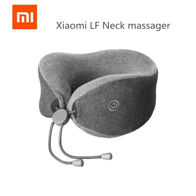 Neck Massage Pillow Оригинальная MI Mijia LF подушка для шеи, расслабляющая мышечная Подушка для сна, u-образная подушка для шеи, удобная подушка для дома, офиса, путешествий - Цвет: Neck Massage Pillow