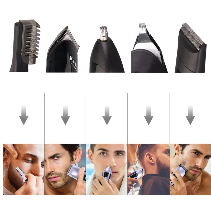 Бритва Kemei 11 в 1 бритва для мужчин и женщин триммер волос мужской женский эпилятор
