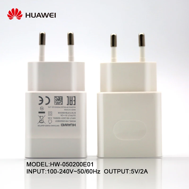 

Original Huawei Mobile Phone Wall Charger 5V 2A Adapter 100cm Micro USB Data Cable For P6 P7 P8 P9 P10 lite Mate 10 lite Honor8X