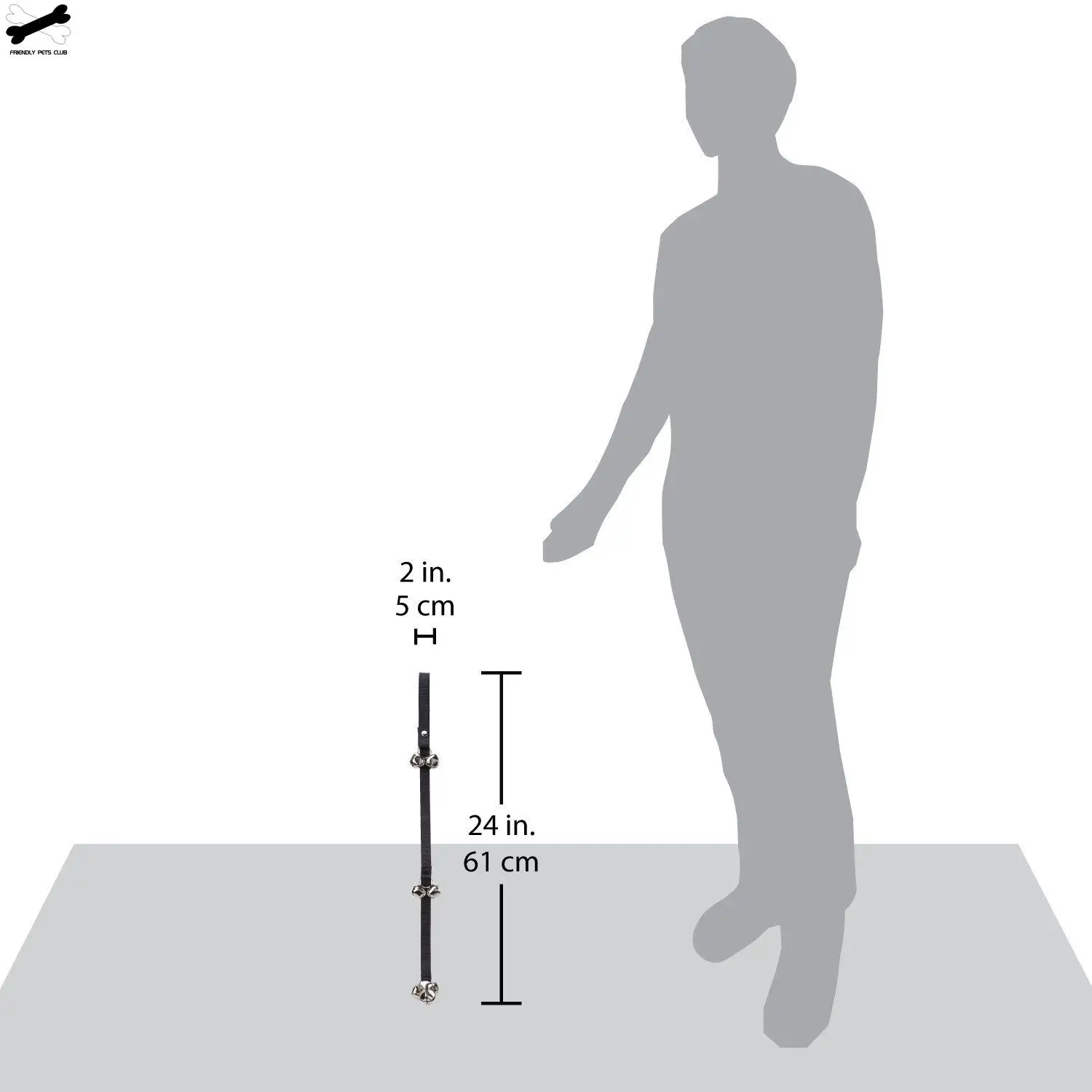 Дрессировочная собака дверной звонок Регулируемая Веревка для обучения