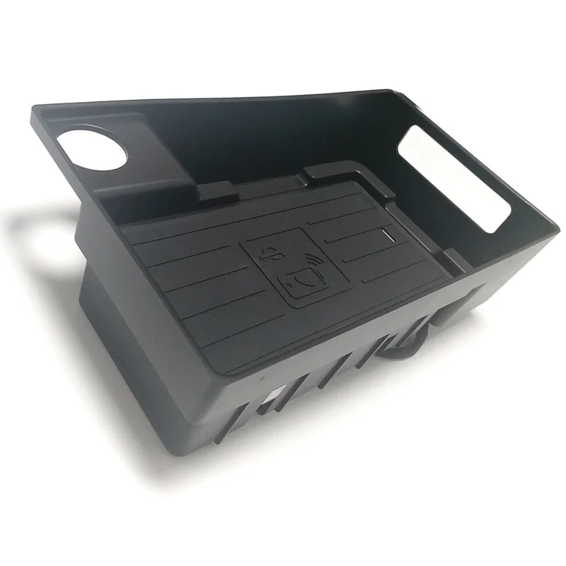 car wireless charger10w qi phone charging storage box for a4 b9 s4 a5 b8 2019 for all qi enabled devices free global shipping