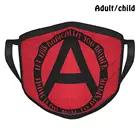 Радикально модный принт Забавный Pm2.5 многоразовый уход за кожей лица маска радикально Antifa анархиста анархии символ анархии анархиста Answer: