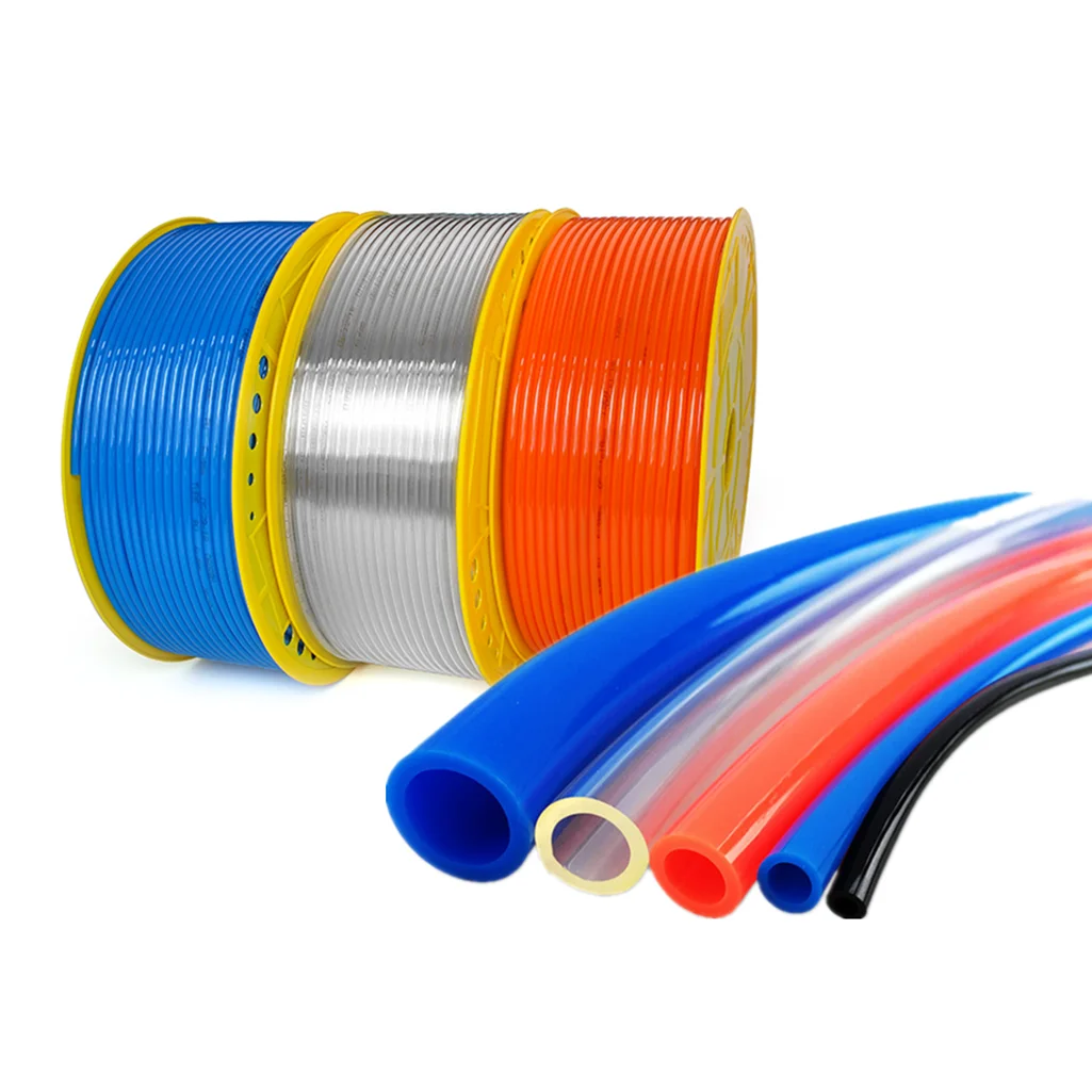 

10/1 meters Pneumatic Tube Air Tubing Component Pneumatic Air Hose 4/6/8/10/12/14mm PU Pipe Air Line Hose for Compressor