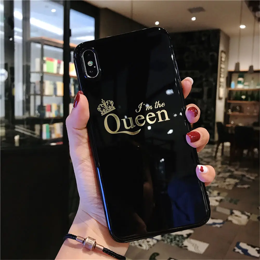 Силиконовый чехол из ТПУ с короной для iPhone 11 Pro 6 6s 7 8 Plus X XR XS Max King телефона в стиле