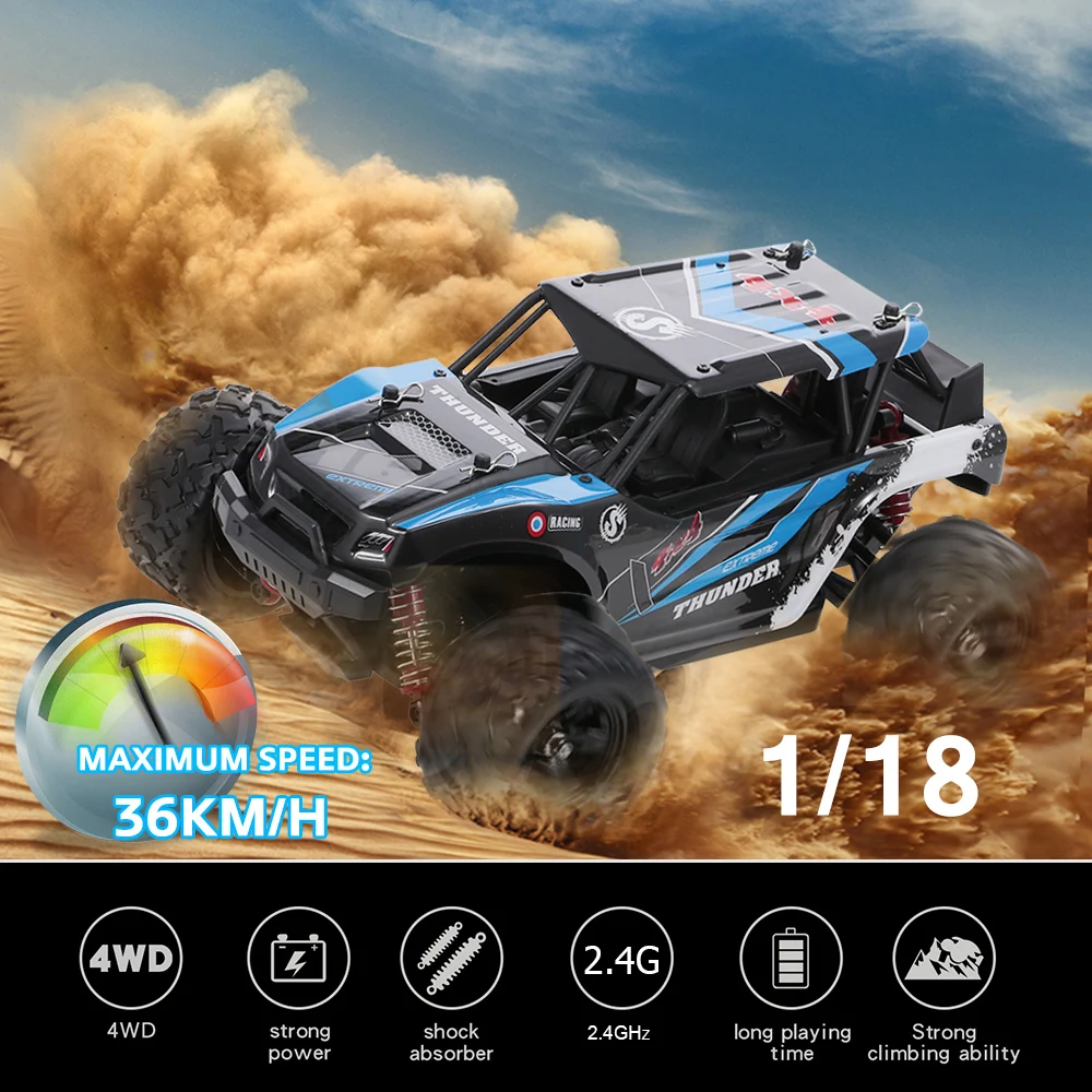 HS18312 1/18 2 4 ГГц 4WD 36 км/ч высокоскоростной Радиоуправляемый автомобиль внедорожник