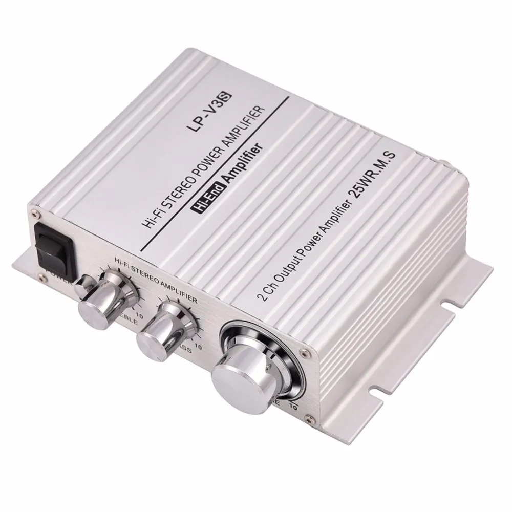 Для Lepy lp-838 lp-808 A68 A7 V3 V3S усилитель мощности аудио стерео усилитель басов усилитель для автомобильного радио MP3