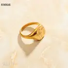 Женское кольцо SOMMAR, с цветами ромашки, позолоченное, размер 6, 7, 8, очаровательные украшения, аксессуары