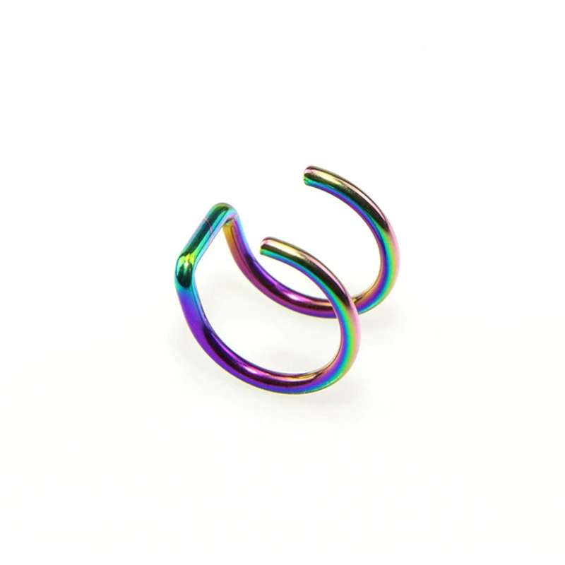 Серьги клипсы высокого качества в стиле панк модные серьги для