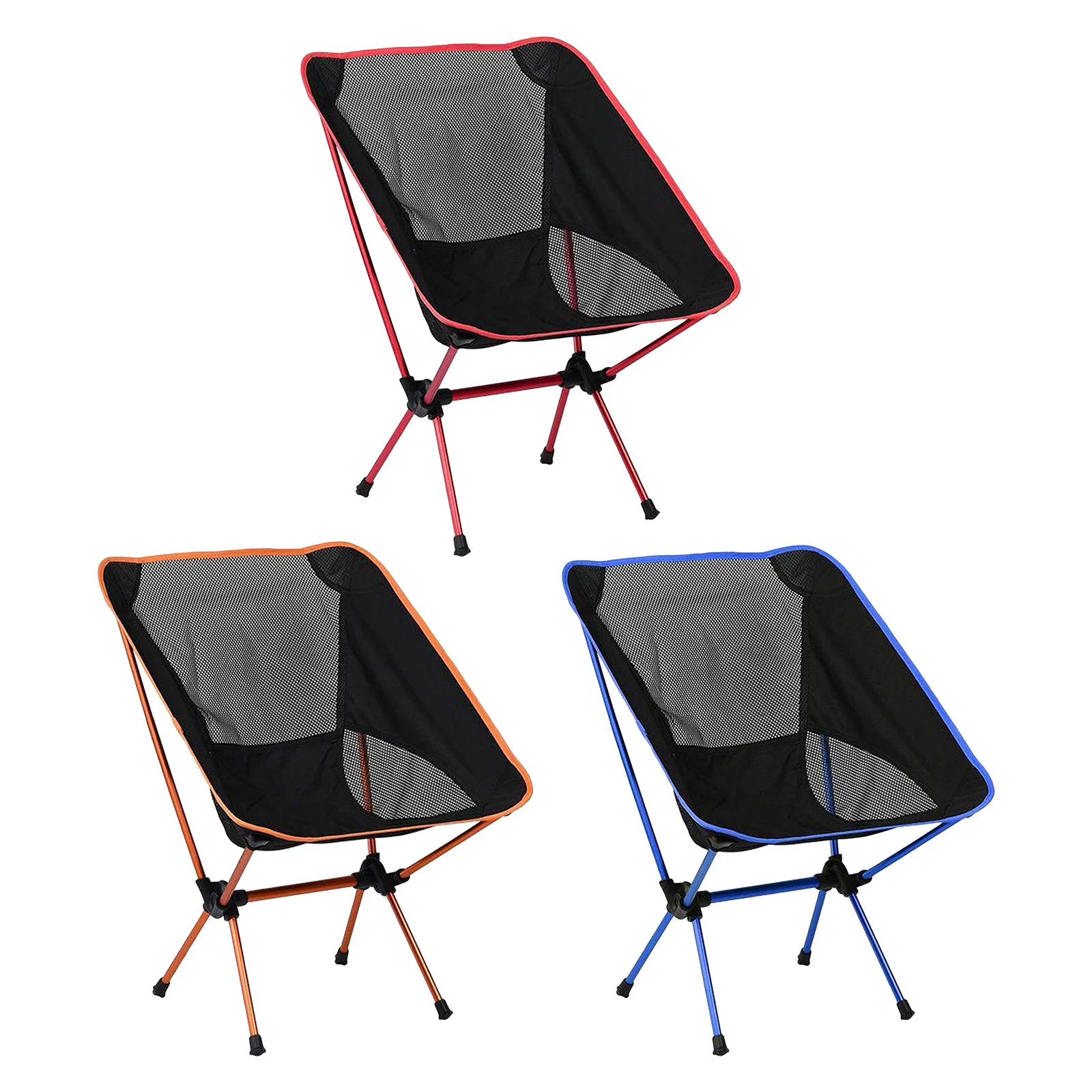 

Outdoor Ultralight Portable Folding Chairs with Carry Bag Can Hold Up to