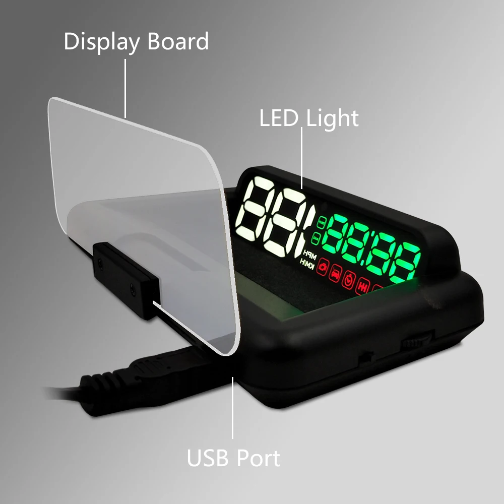 Автомобильный проектор C500 OBD2 для автомобильного стайлинга считыватель скорости
