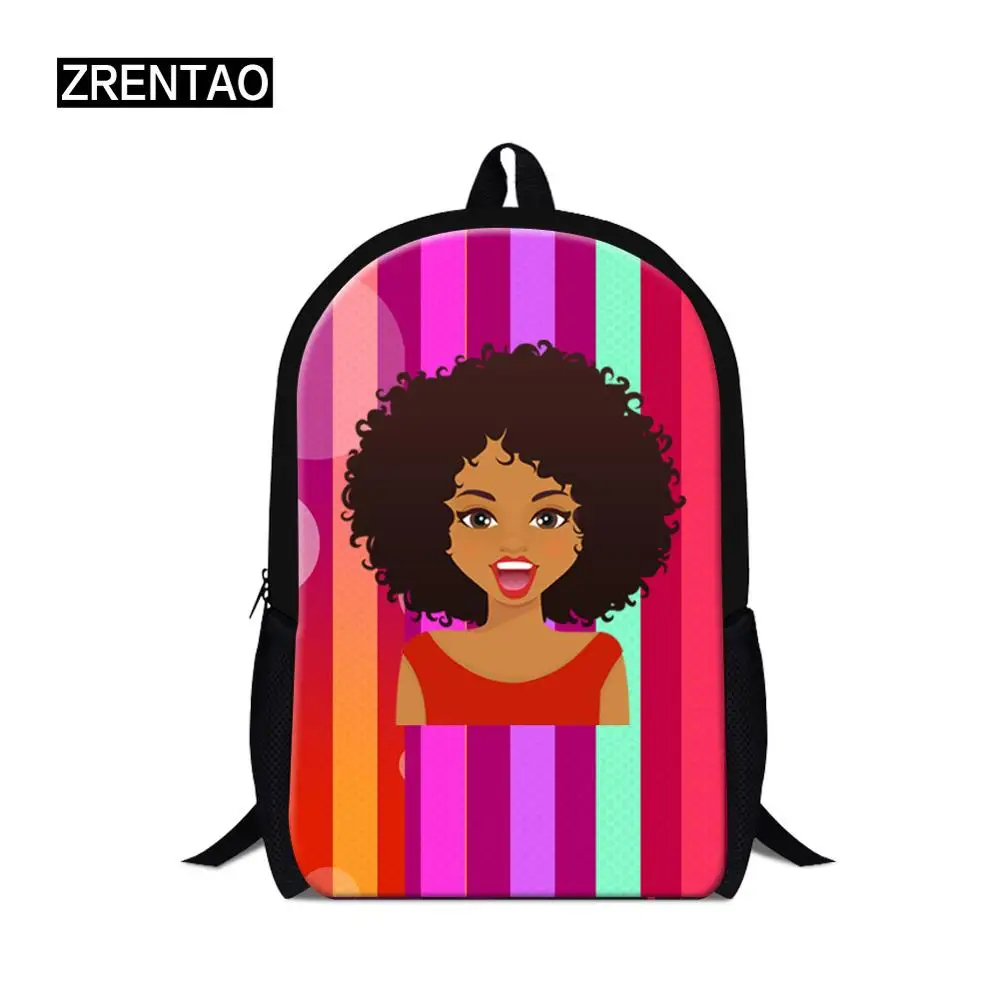 Женский школьный рюкзак с принтом в африканском стиле большой объем 16 дюймов для