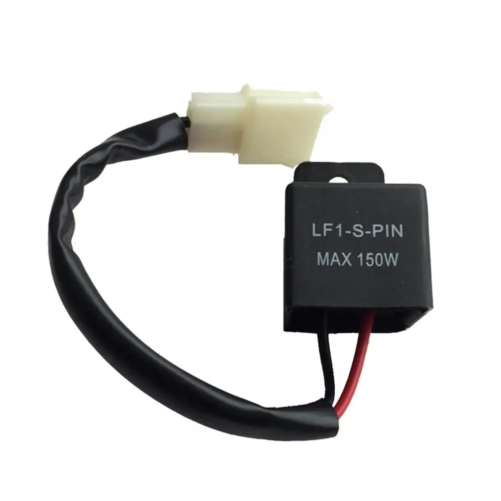 

85% Hot Sales!!! 12V 150W 2 Pins Waterproof Motorcycle Turn Signal Light Flasher Relay with Wire
