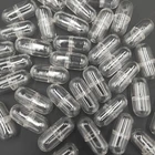 100 шт. пустые прозрачные капсулы, полые прозрачные отдельные объединенные таблетки, разделители для медицинских препаратов, органайзер для хранения