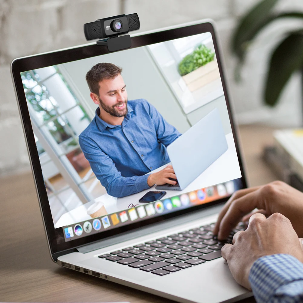 

1080P HD Rotatable Webcam With Mic PC Desktop Web Camera Cam Mini Computer WebCamera Cam With Bracket For Video Recording Work