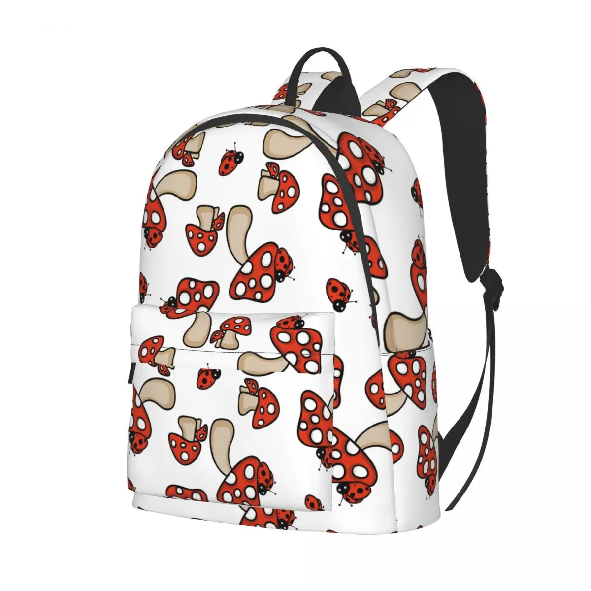 

Рюкзак в стиле унисекс с рисунком грибов и божьей коровки, 2021