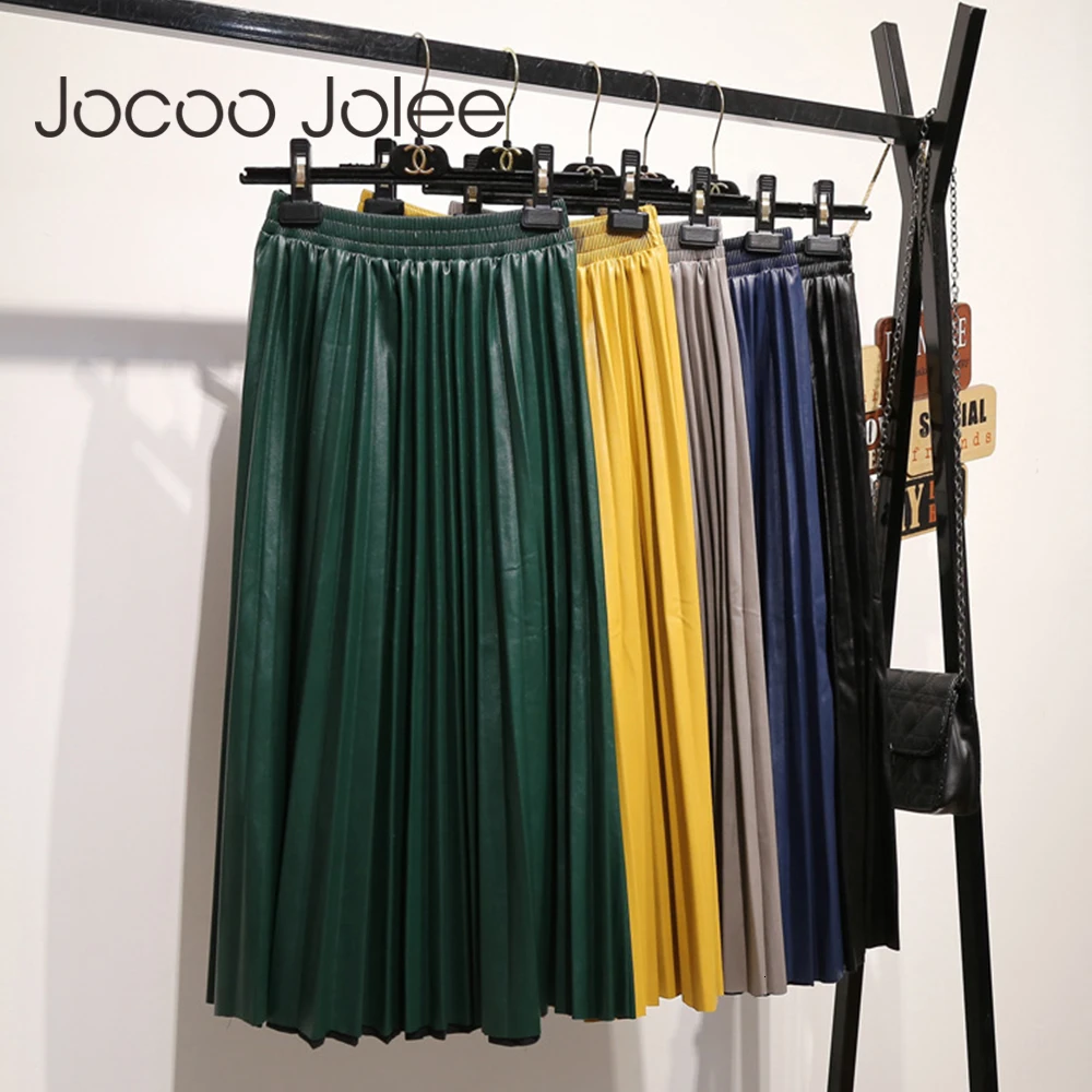Юбка Jocoo Jolee Женская Плиссированная универсальная уличная шикарная из