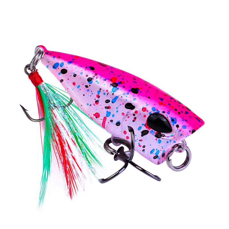 Мини-приманка-форель для Поппера сверхлегкая Рыболовная Приманка Topwater