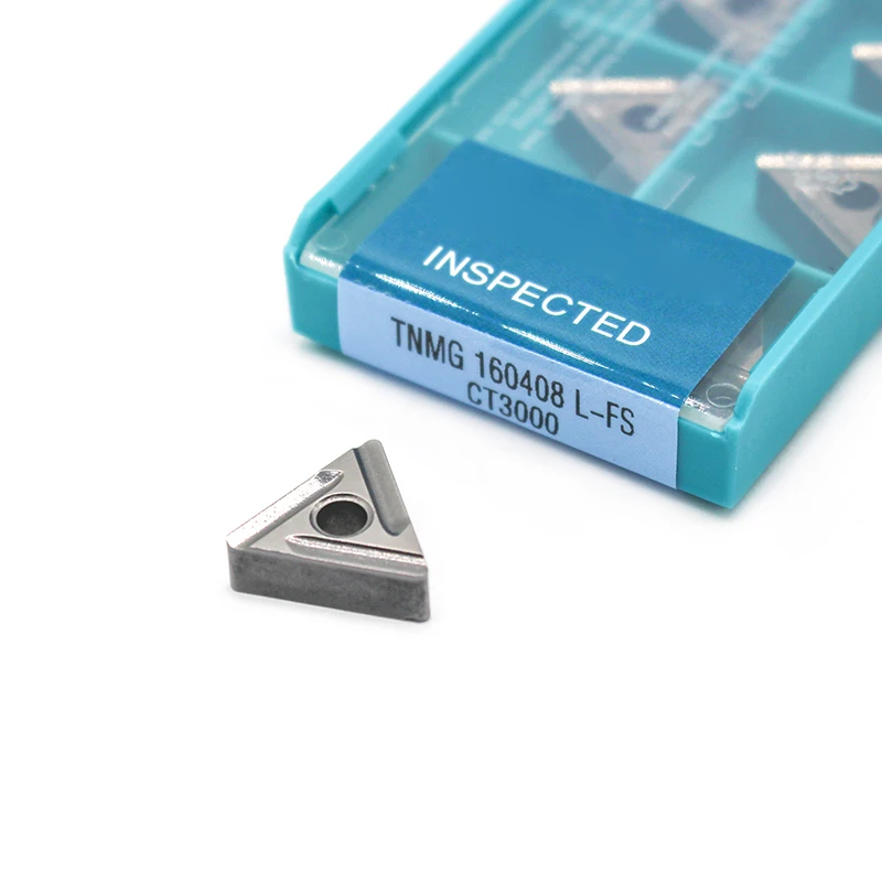 10 шт. TNMG160404 L/R VF CT3000 TNMG160408 R FS Cermet Grade карбидная вставка для токарного станка резак