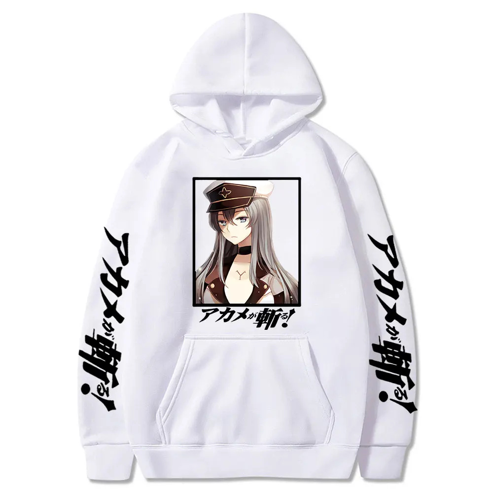 

2021 Branded New Anime Akame Ga Kill Print Hoodie Sweatshirts Boys Girls Fashion Casual Pullover Men Harajuku Streetwear Hoodies