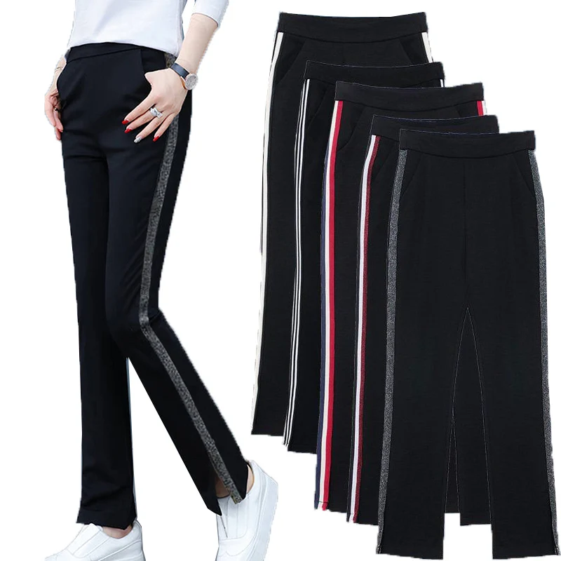 Брюки женские прямые с завышенной талией демисезонные 2020 | Женская одежда