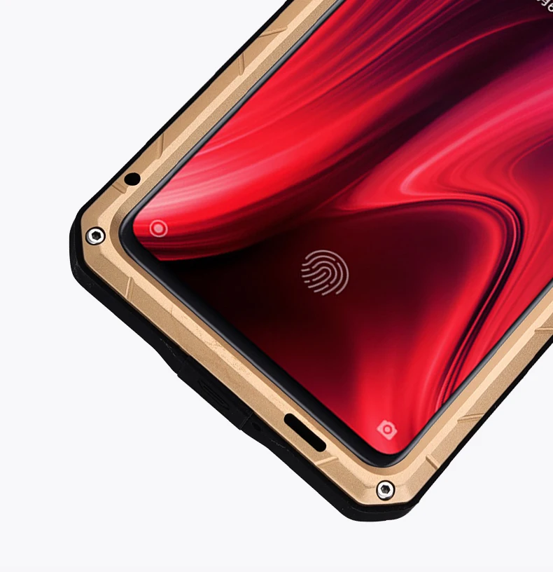 IMATCH Повседневный водонепроницаемый чехол для Xiao mi Red mi K20 Pro mi 9T Pro Роскошный Металлический силиконовый чехол Coque Полные Защитные чехлы для телефонов