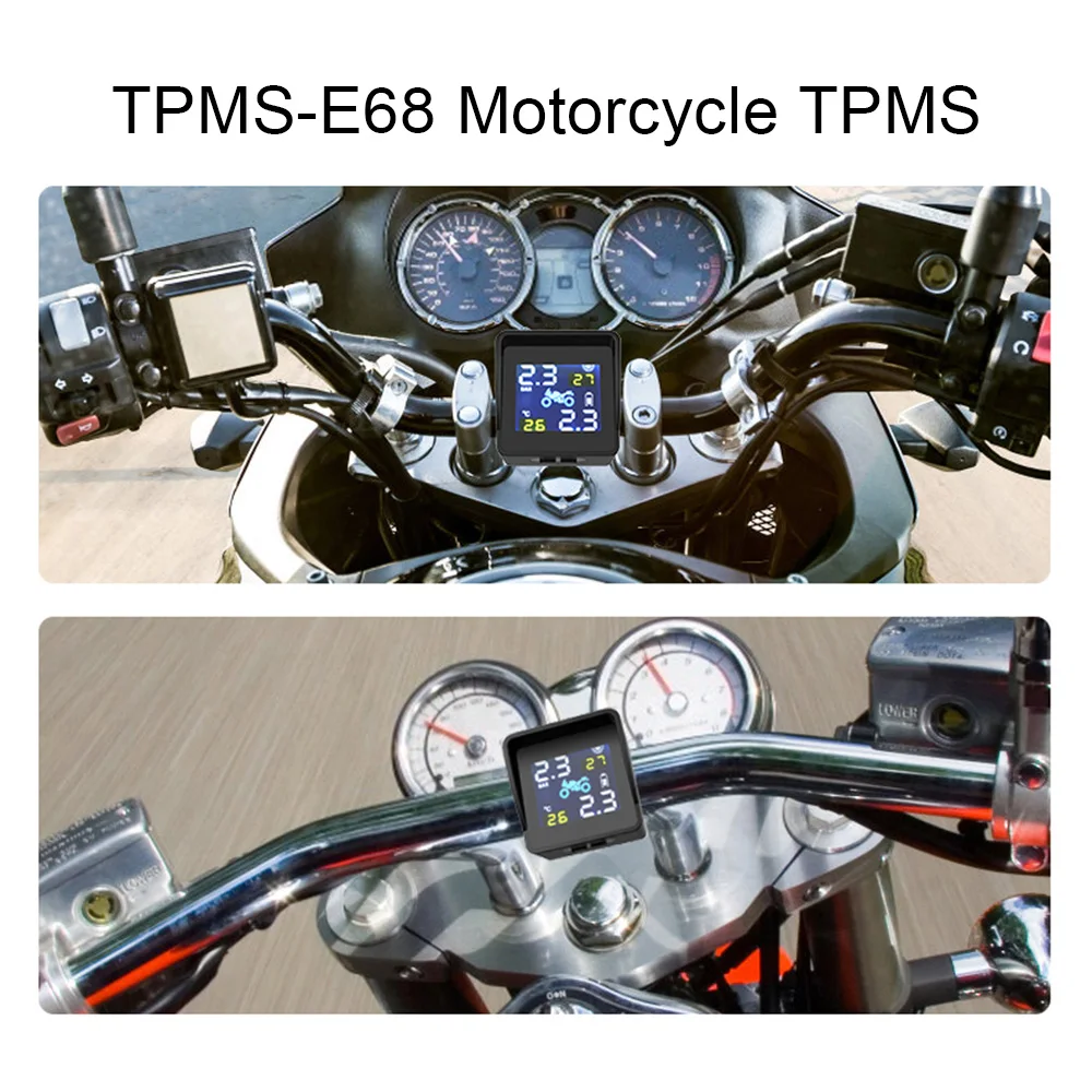 Водонепроницаемый Солнечный мотоцикл TPMS датчик давления в шинах высокая