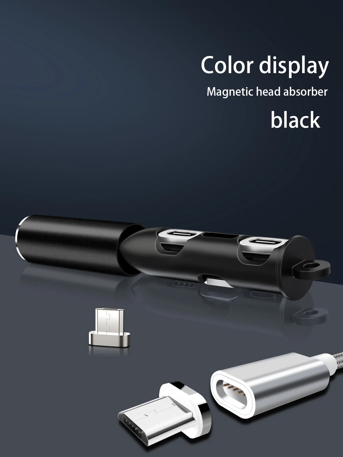 GUUGEI Магнитный кабель заглушки чехол Micro usb Тип C портативный ящик для хранения магнит разъем головка наконечники контейнер пулевые пробки чехол