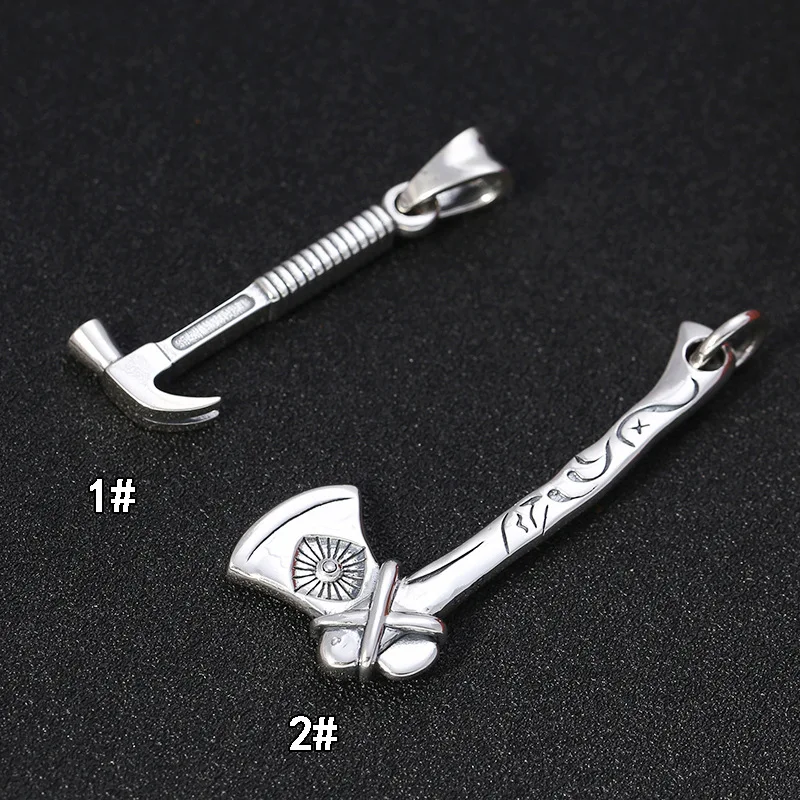 Мужская и женская подвеска Настоящее серебро 925 проба креативный топор молоток