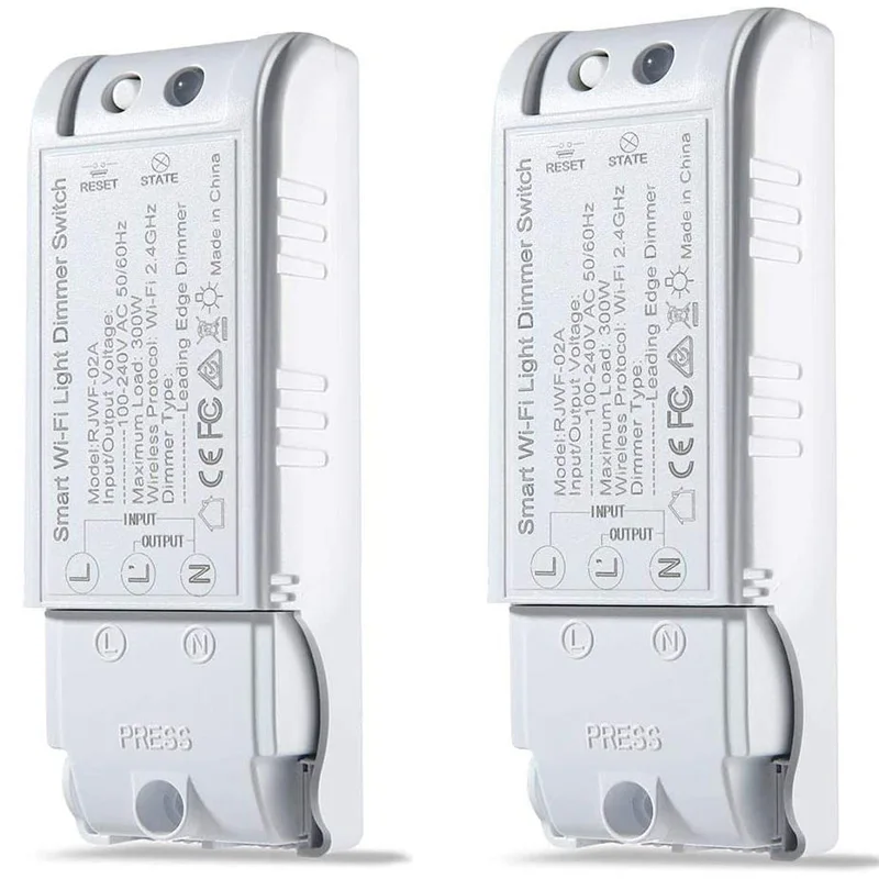 2Pcs WIFI Smart Dimmer Switch Mobile Phone Remote Control Home Accessories | Лампы и освещение