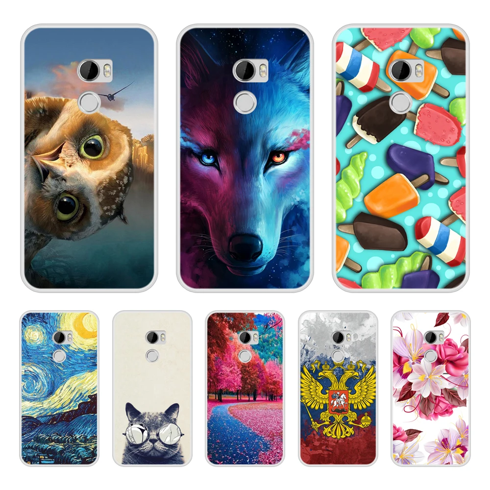 Чехол для телефона HTC One X10 мягкий силиконовый чехол из ТПУ с крутым рисунком в