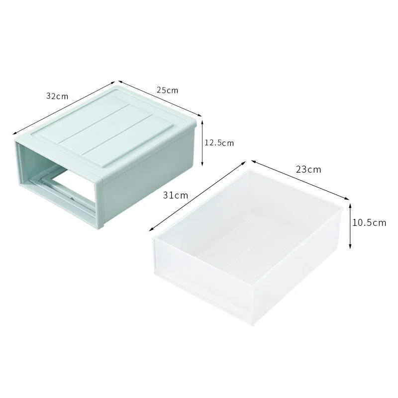 

Nordic Style Drawer Organizer Candy Colors Home Dust-proof Wardrobe Storage Box Bra Underwear Necktie Socks Clothes Storage Box