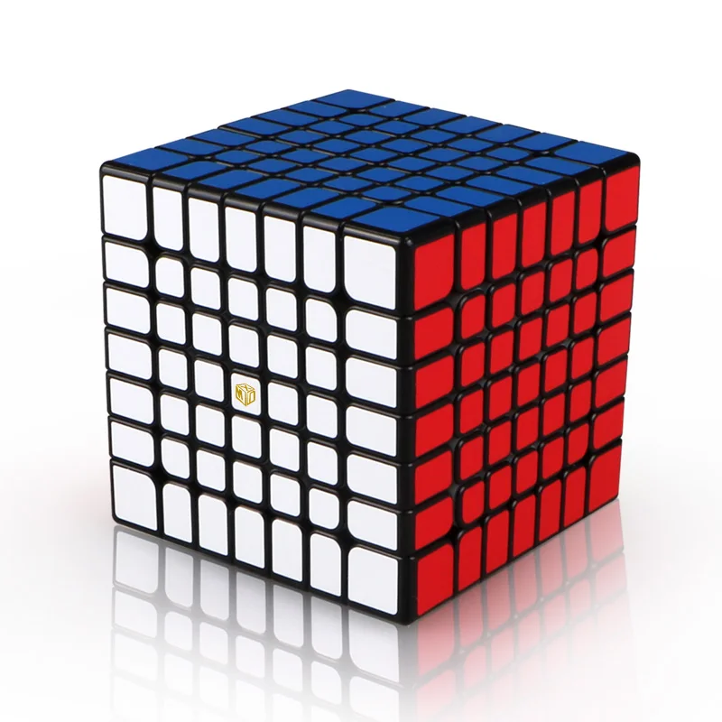 7x7x7 скоростные магические кубики 7 слоев черная головоломка 7*7*7 Развивающие