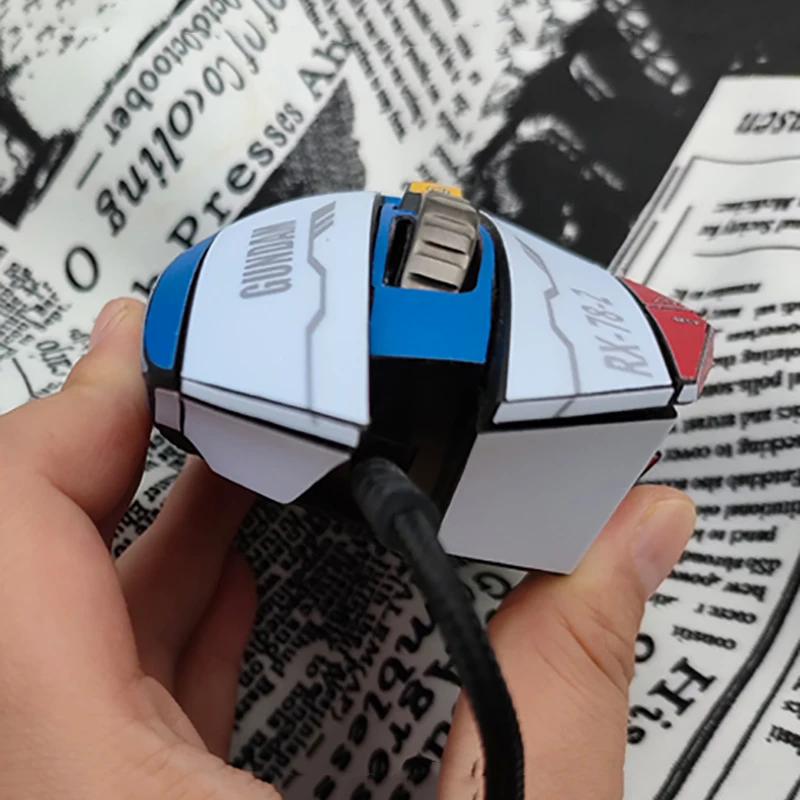 Матовые наклейки сделай сам для мыши Защитная пленка роликов устойчивая к