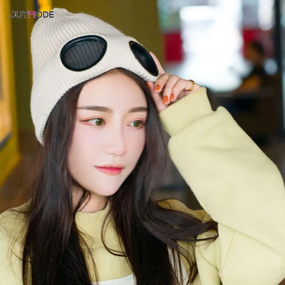 JOYMODE 2019 модная двухсторонняя Утепленная зимняя вязаная шапка Теплые Лыжные шапки