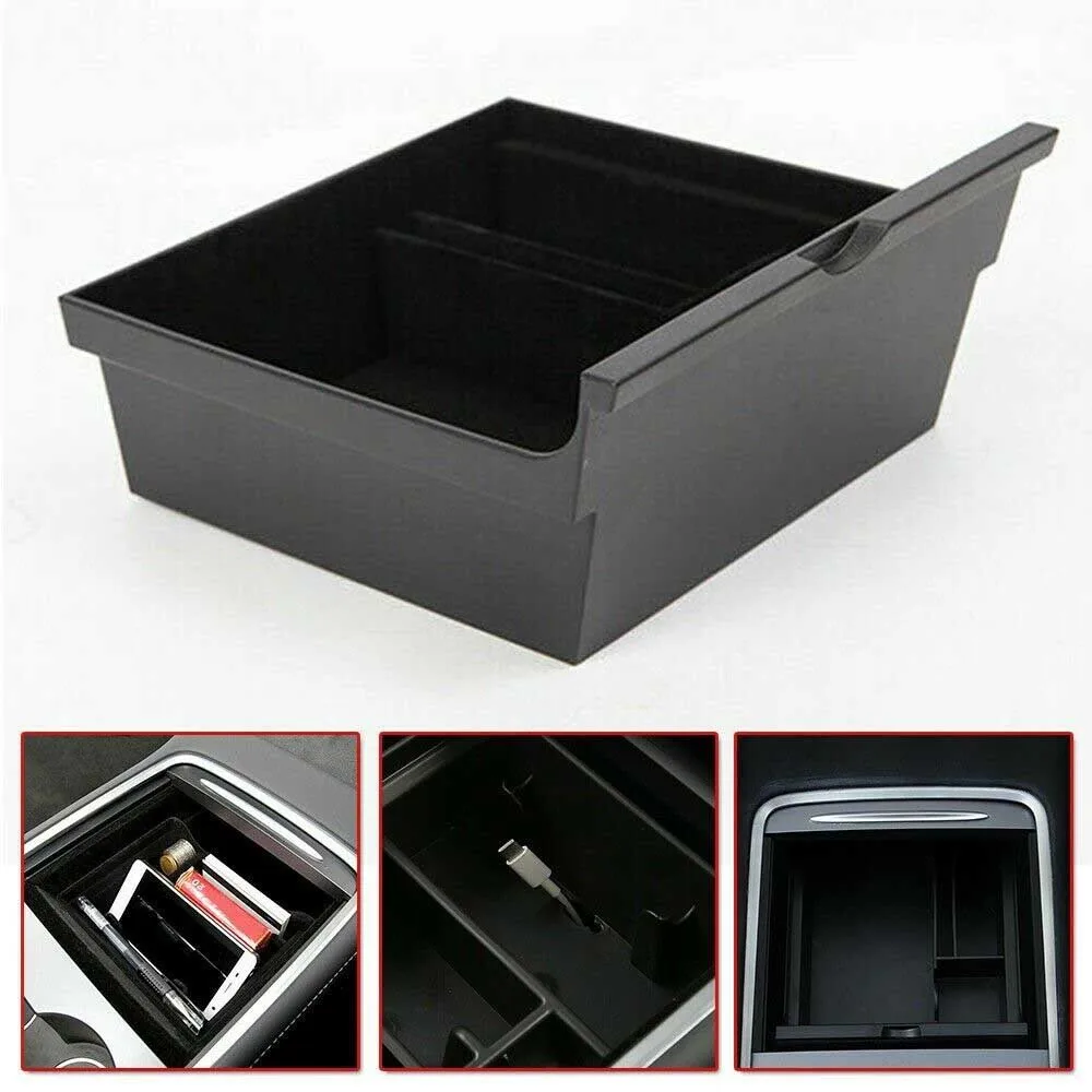 

1 PCS Storage Box 400ml Accessories Car Central Flocking/abs Replacement