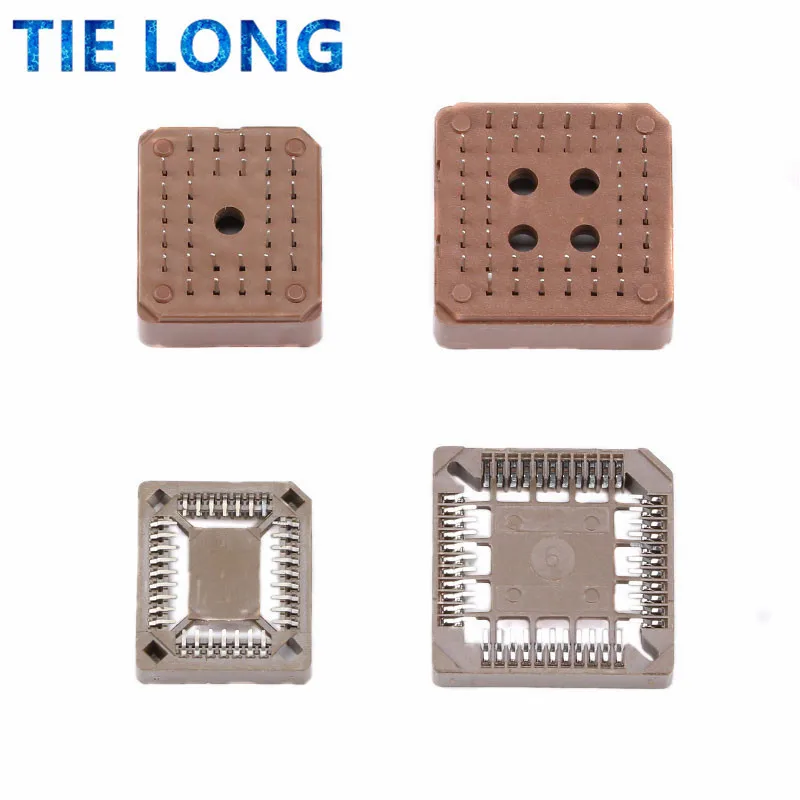 10 шт. PLCC IC socket PLCC32 PLCC44 SMD DIP 32/44 Pin Socket adapter | Электронные компоненты и принадлежности