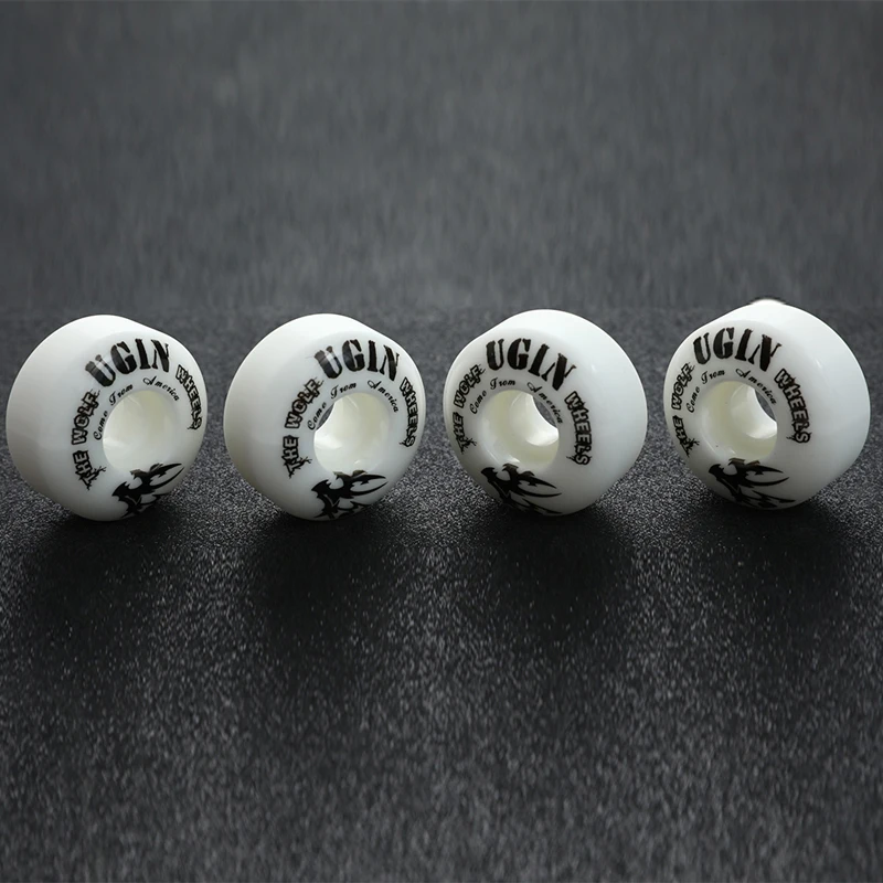 

4X классические колеса для скейтборда серии Wolf, упругий полиуретан для неровных участков