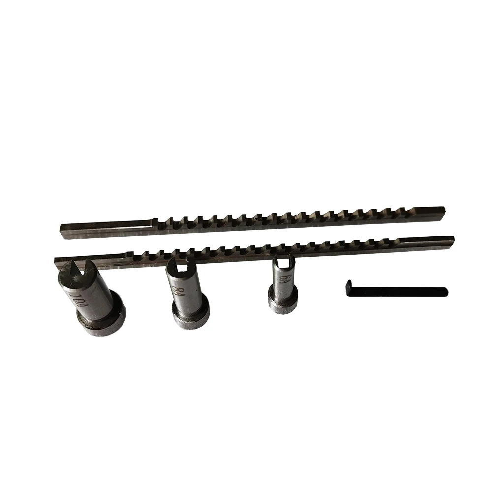 HSS Keyway Broach Set метрический размер 2 мм 3 Broaches 6/8/10 Collared втулки с шимами ЧПУ режущие