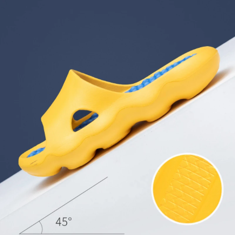 

Massage Slippers Women Outdoor Summer Shoes Indoor Slides Outside Soft EVA Men Home Bathroom Cool Non-slip Beach Sandals