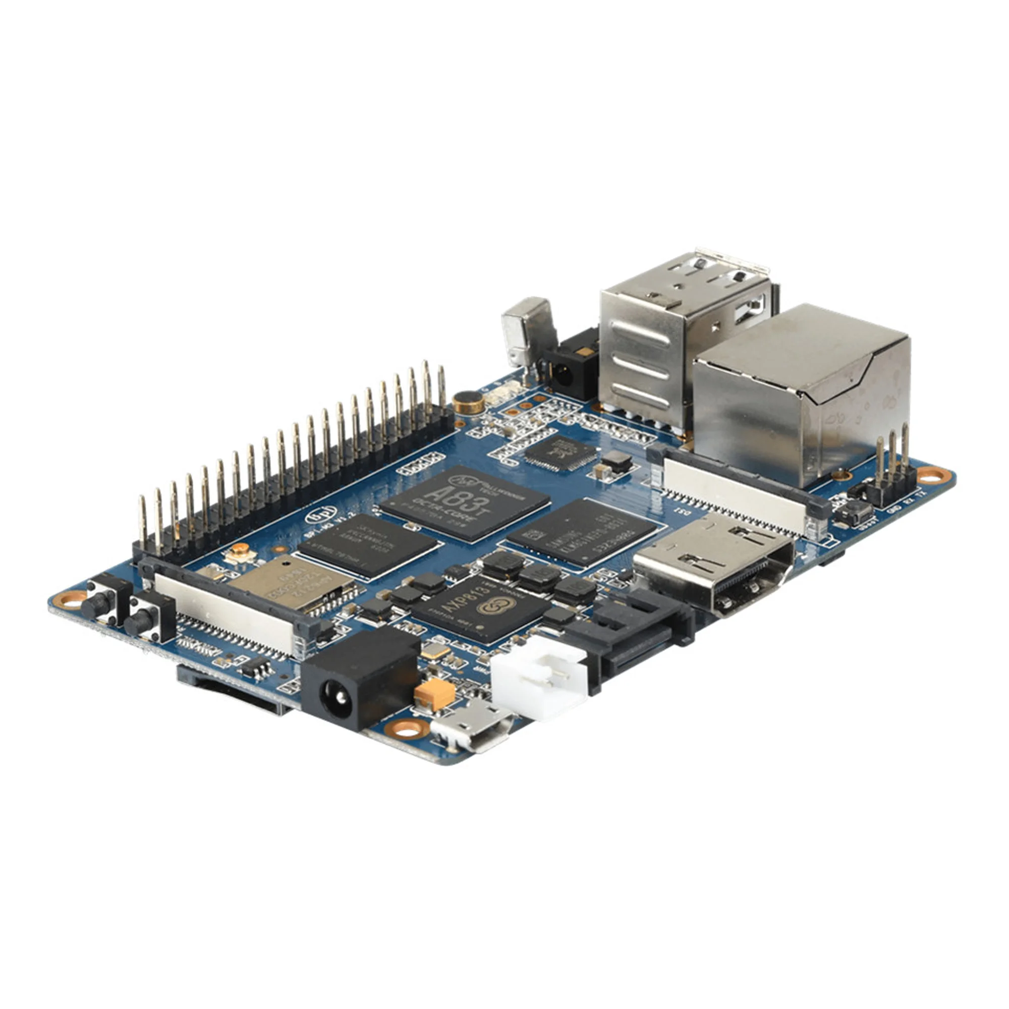 8 ядерный процессор Banana Pi M3 Allwinner A83T 1 ГГц мощная Плата ЦП LPDDR3 + Гбит/с EMMC макетная