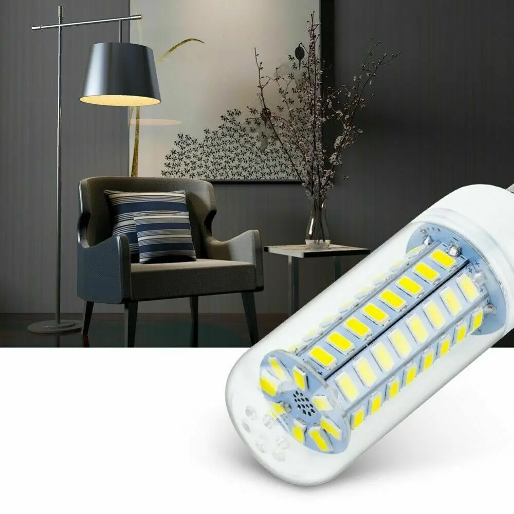 E14 E27 светодиодный кукурузная лампа 72 Вт 5730 SMD GU10 G9 B22 штык E12 чипы AC 110V 220V