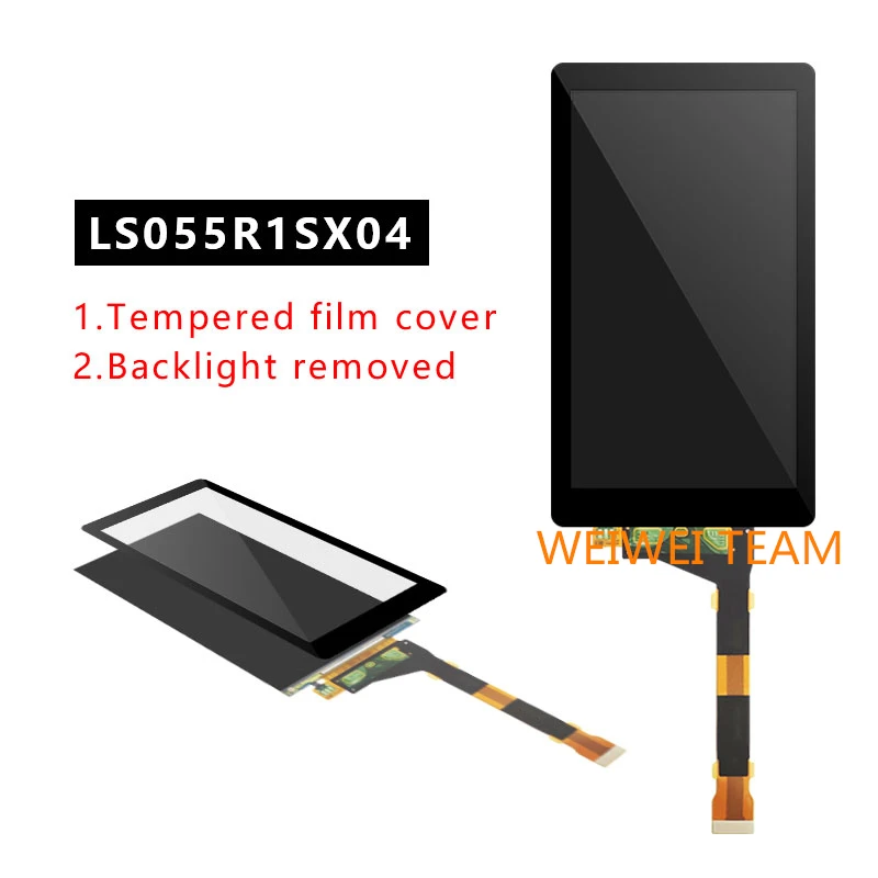 Wisecoco Photon 3D Printer 2K LCD Screen 5.5 Inch 2560x1440 Quad-HD For Display LS055R1SX04 +Tempered Glass Film | Запчасти для