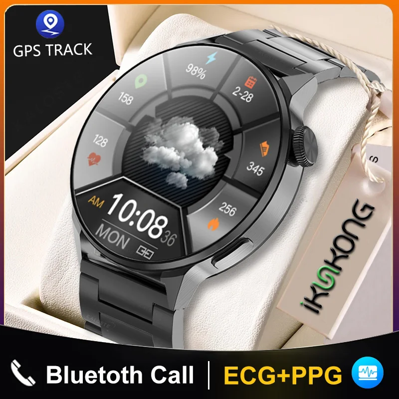 

Смарт-часы мужские с поддержкой Bluetooth, GPS и Пульсометром