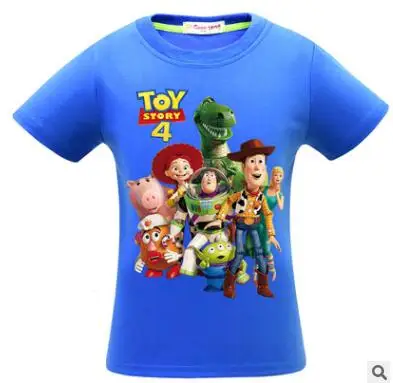 2019 модная футболка с забавным принтом для маленьких девочек История игрушек