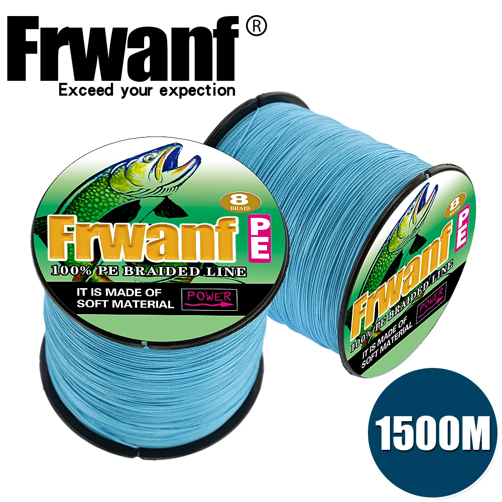 Леска рыболовная плетеная 8 нитей 1500 м 15 фунтов|fishing lines 8|fishing linebraided fishing line |