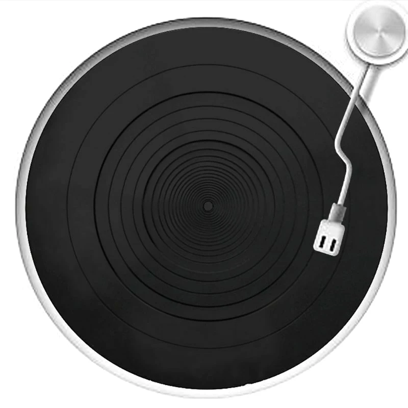 

High Quality Anti-vibration Silicone Pad Antislip Mat Shockproof for Phonograph Vinyl Record N66