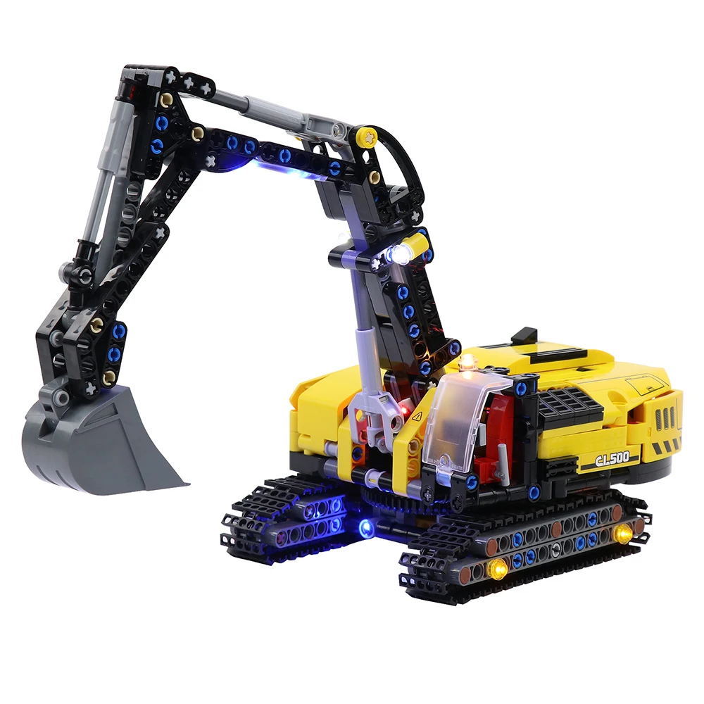 

LED Light Set For 42121 Heavy Duty Excavator (Only LED Light, No Block Kit)