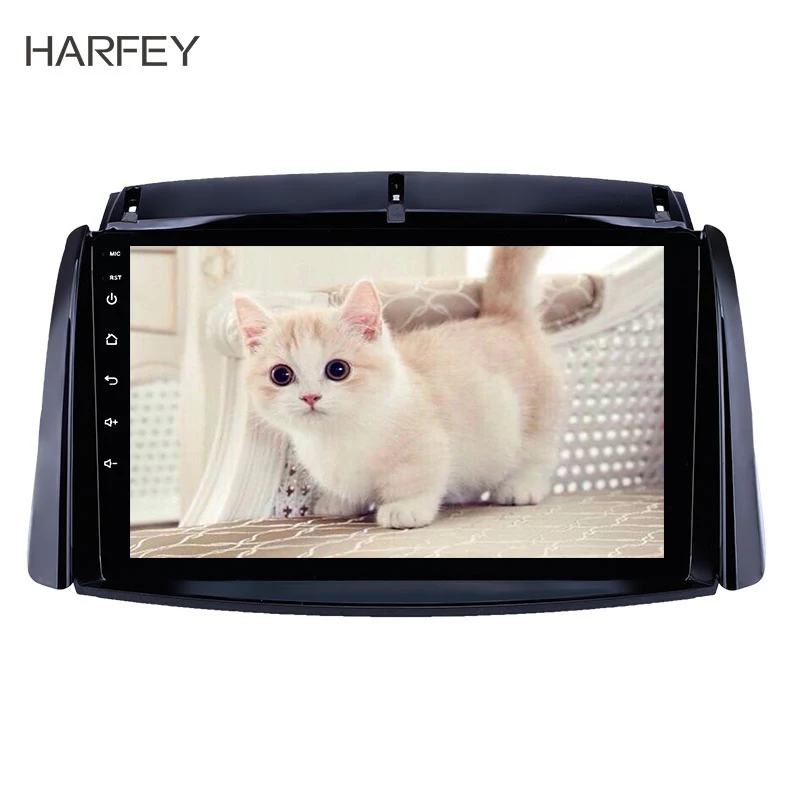 Автомагнитола Harfey 9 дюймов GPS многофункциональный плеер Android8.1 для 2009 2016 Renault Koleos с